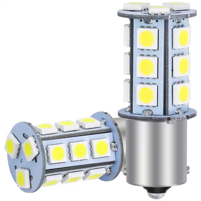 BlyilyB  BA9S 3014 30SMD 6000K White BA9 BA9S 53 57 1895 1445 17053 64111 LED Bulbs Side Door Courtesy Lights Cargo Lights Gauge Lights - Image 2